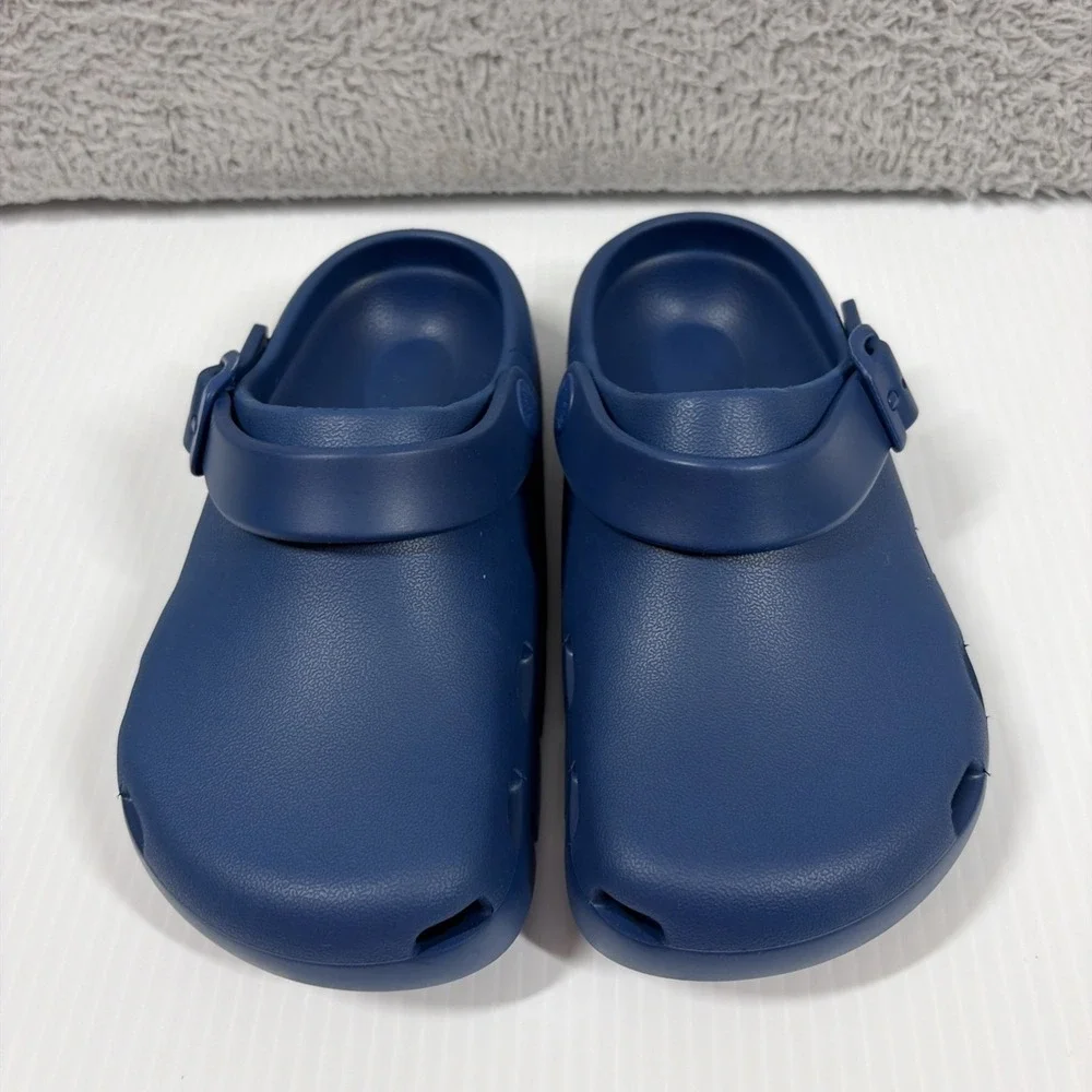 Birkenstock Birki Flow Big Kids Navy Blue C11 - 29 185 Clog Sandal - NEW No Box